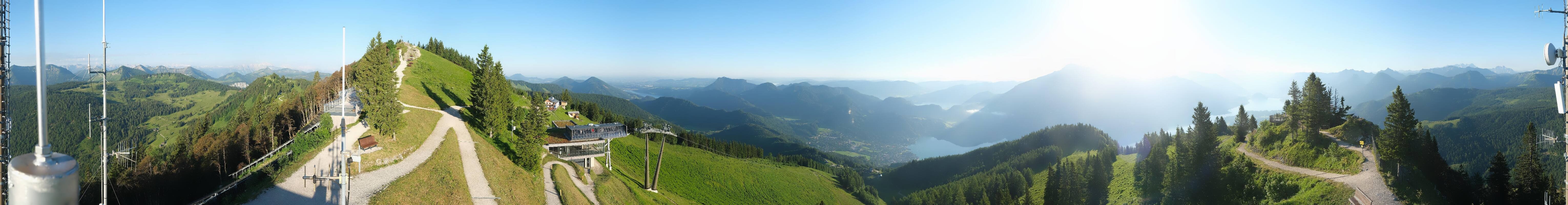 Archiv Foto Webcam Zwölferhorn im Salzkammergut