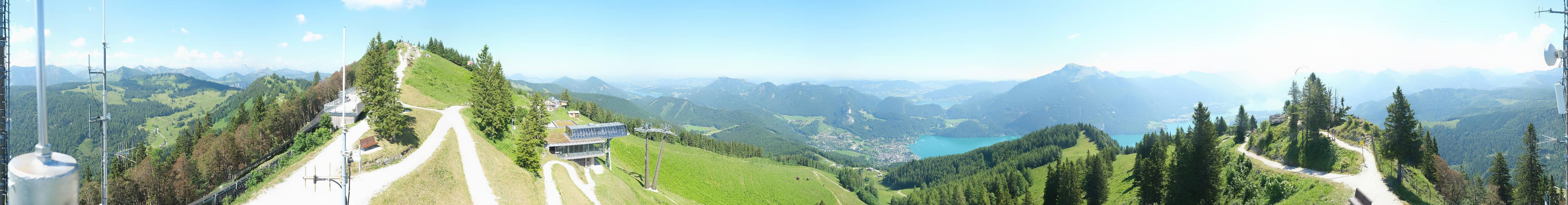 Archiv Foto Webcam Zwölferhorn im Salzkammergut