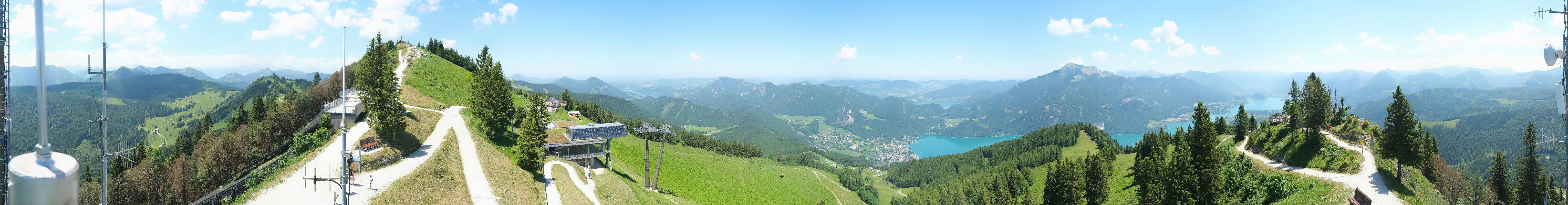 Archiv Foto Webcam Zwölferhorn im Salzkammergut