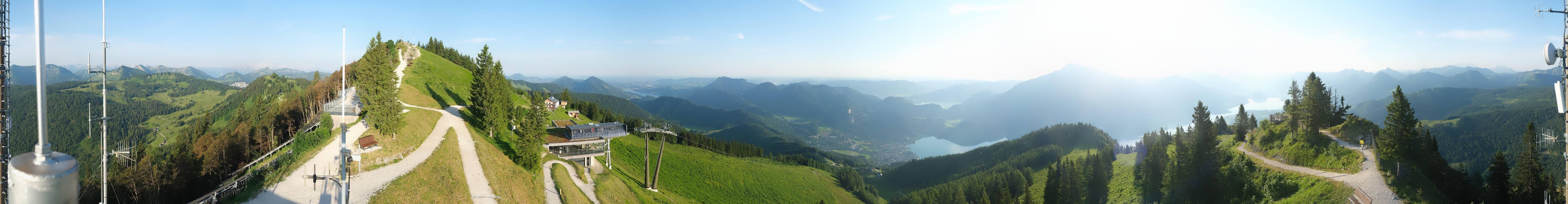 Archiv Foto Webcam Zwölferhorn im Salzkammergut