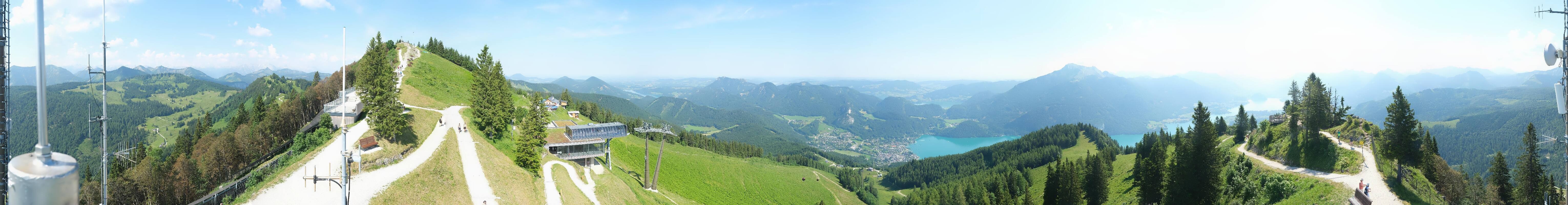Archiv Foto Webcam Zwölferhorn im Salzkammergut