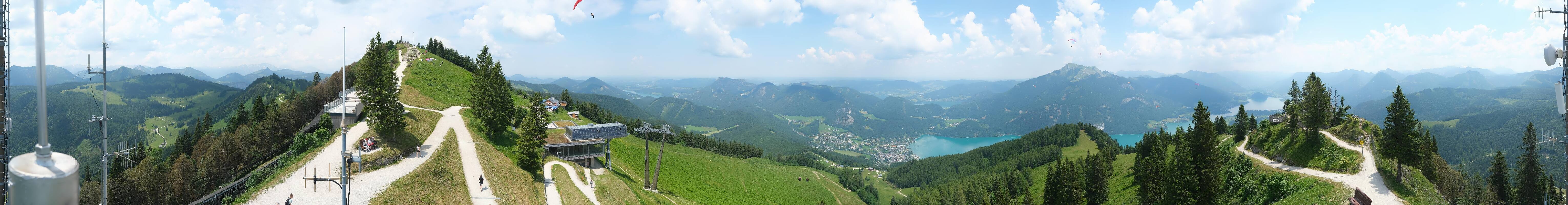 Archiv Foto Webcam Zwölferhorn im Salzkammergut