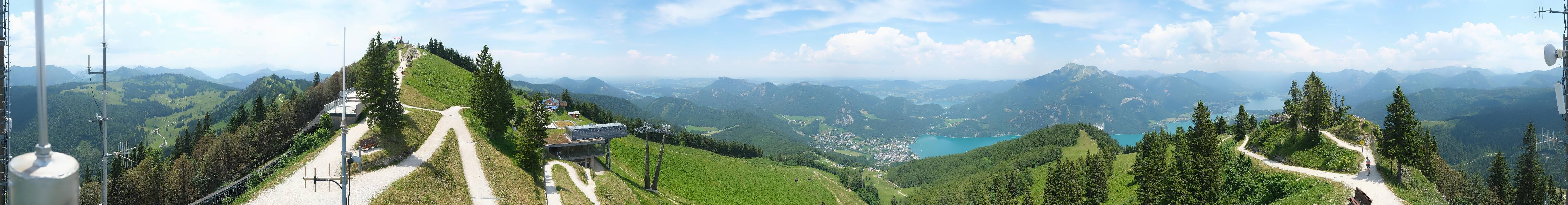 Archiv Foto Webcam Zwölferhorn im Salzkammergut
