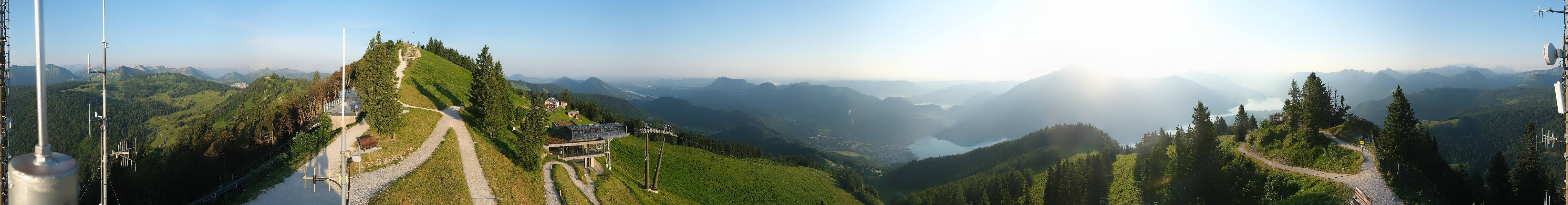Archiv Foto Webcam Zwölferhorn im Salzkammergut