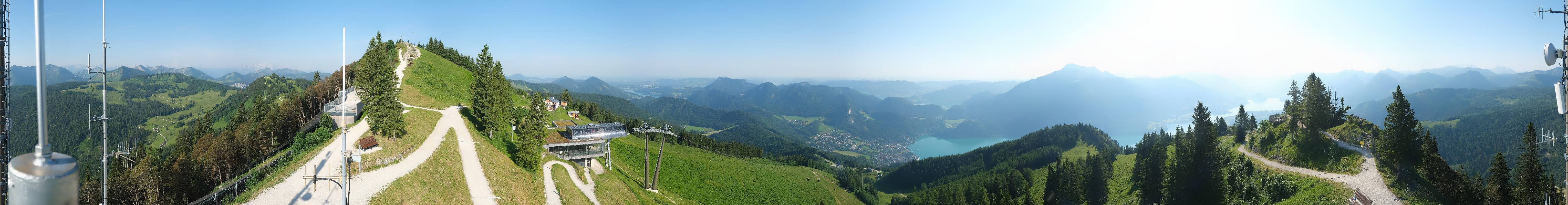 Archiv Foto Webcam Zwölferhorn im Salzkammergut