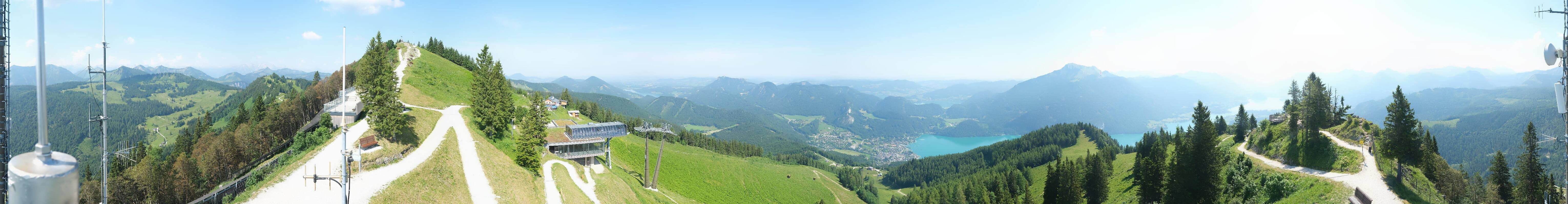 Archiv Foto Webcam Zwölferhorn im Salzkammergut