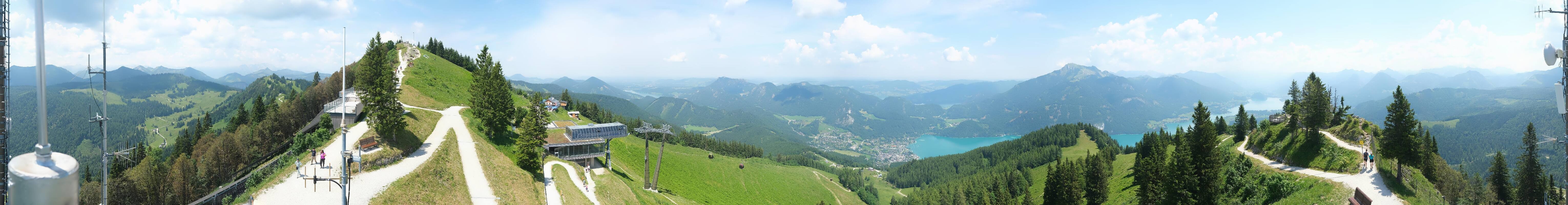 Archiv Foto Webcam Zwölferhorn im Salzkammergut