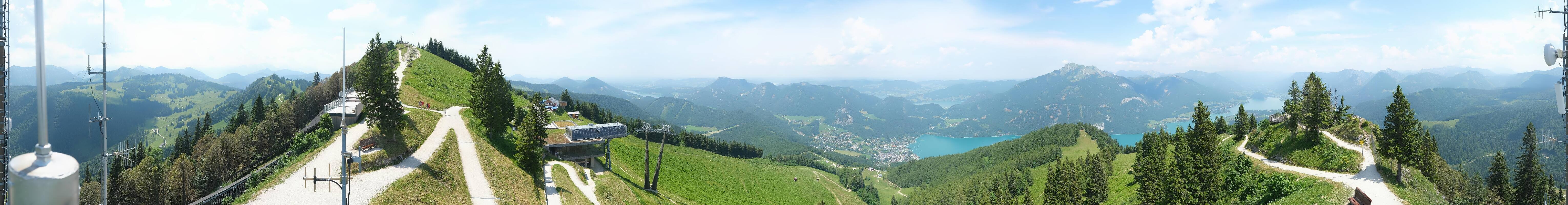 Archiv Foto Webcam Zwölferhorn im Salzkammergut