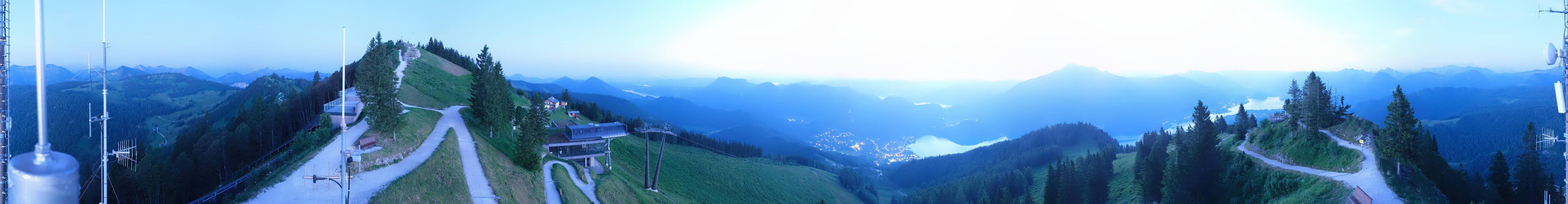 Archiv Foto Webcam Zwölferhorn im Salzkammergut