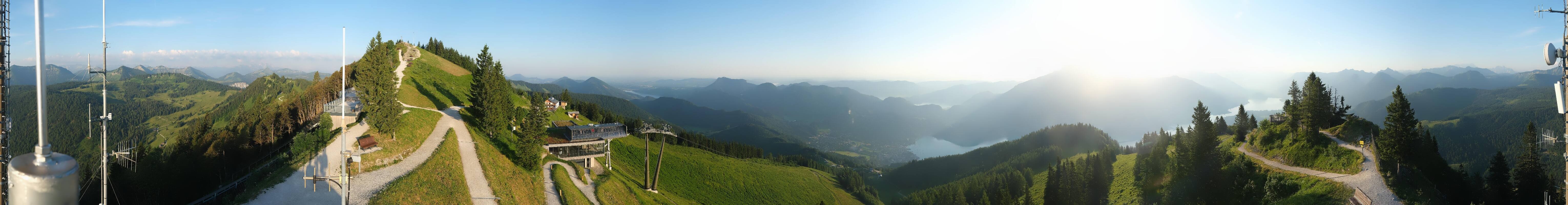 Archiv Foto Webcam Zwölferhorn im Salzkammergut