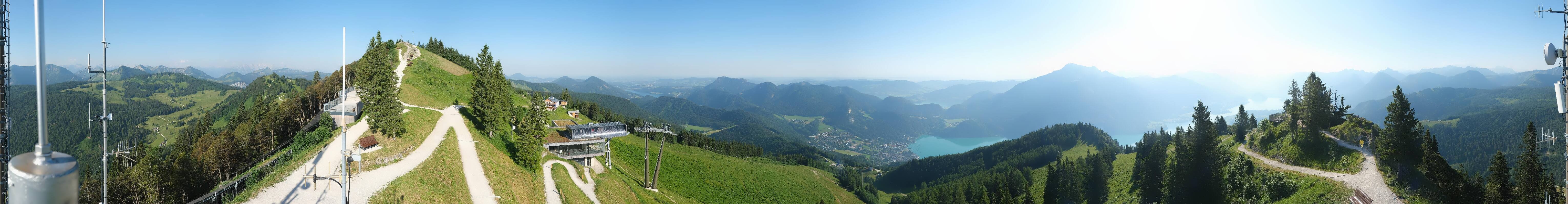 Archiv Foto Webcam Zwölferhorn im Salzkammergut