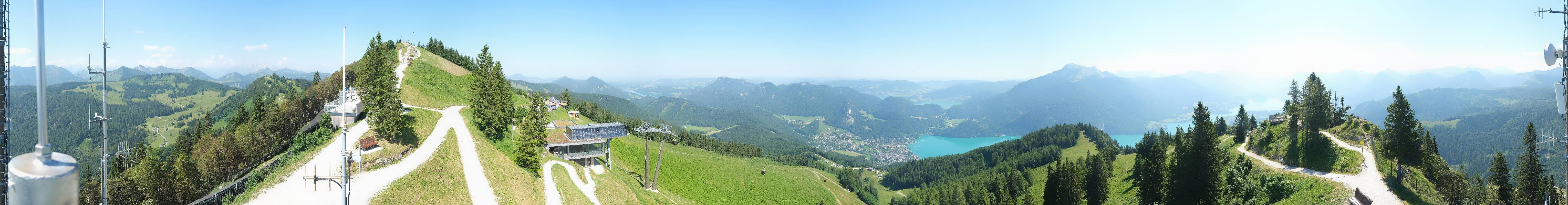 Archiv Foto Webcam Zwölferhorn im Salzkammergut