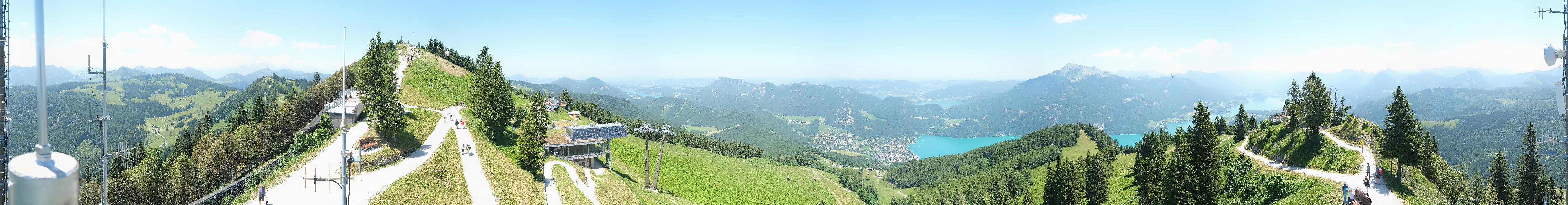 Archiv Foto Webcam Zwölferhorn im Salzkammergut