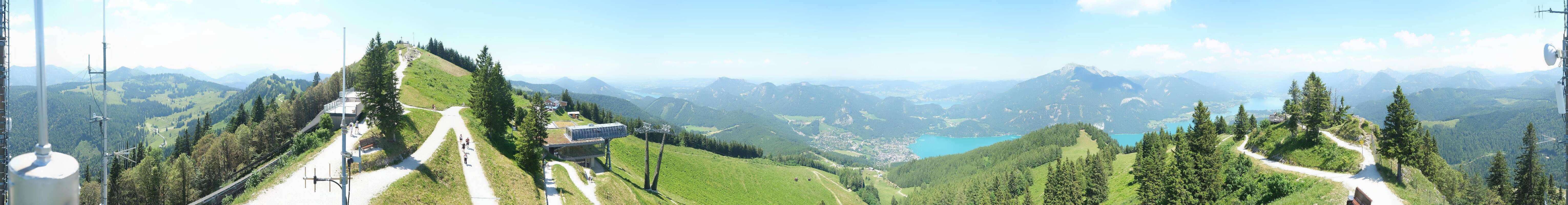 Archiv Foto Webcam Zwölferhorn im Salzkammergut