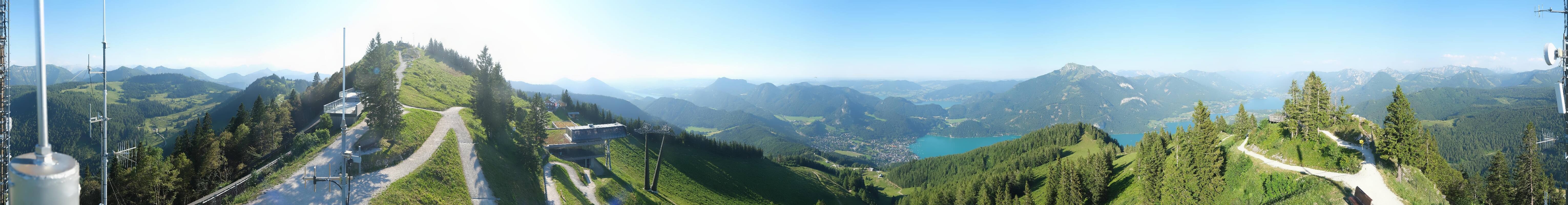 Archiv Foto Webcam Zwölferhorn im Salzkammergut