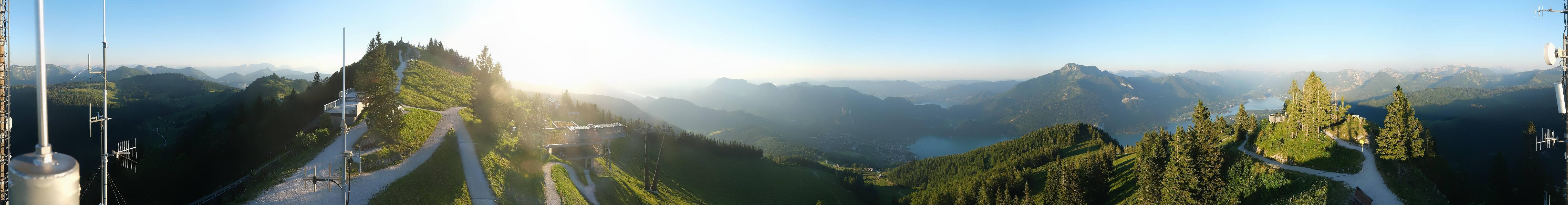 Archiv Foto Webcam Zwölferhorn im Salzkammergut
