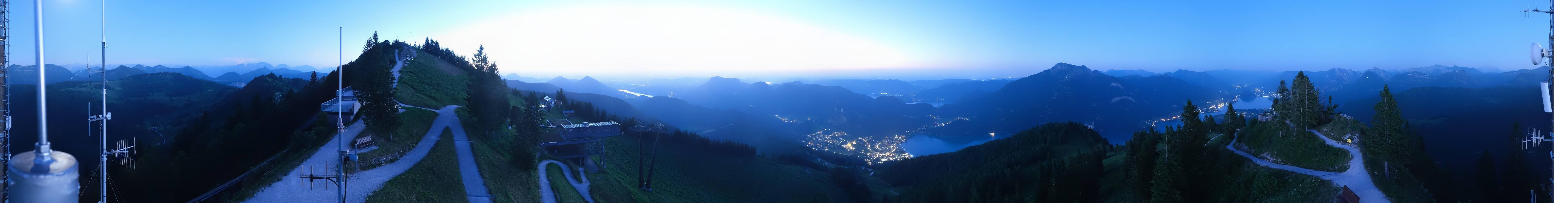 Archiv Foto Webcam Zwölferhorn im Salzkammergut