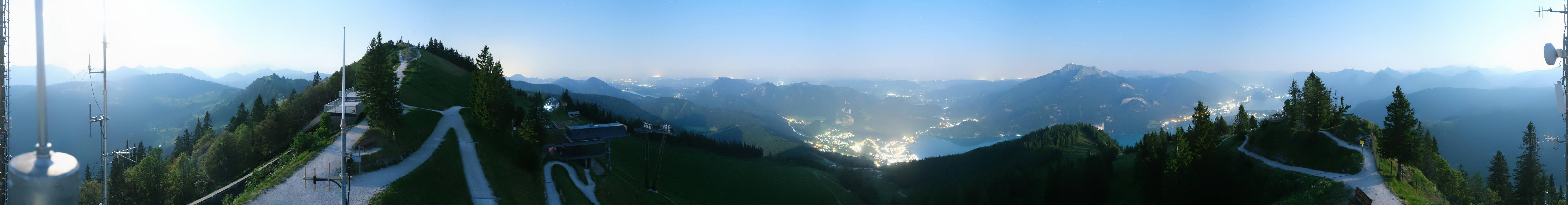 Archiv Foto Webcam Zwölferhorn im Salzkammergut