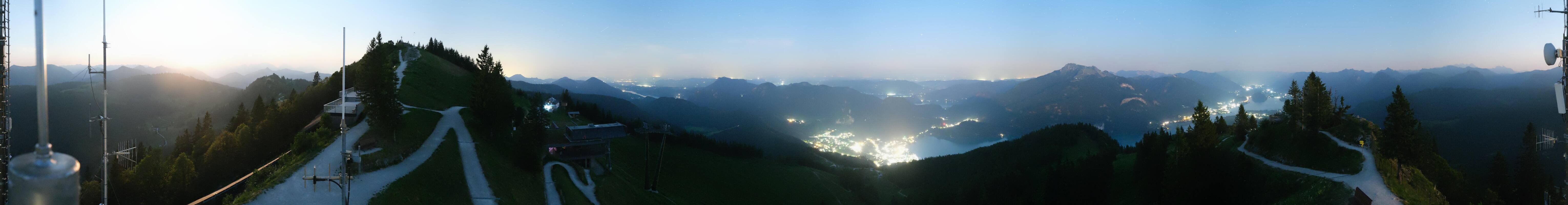 Archiv Foto Webcam Zwölferhorn im Salzkammergut