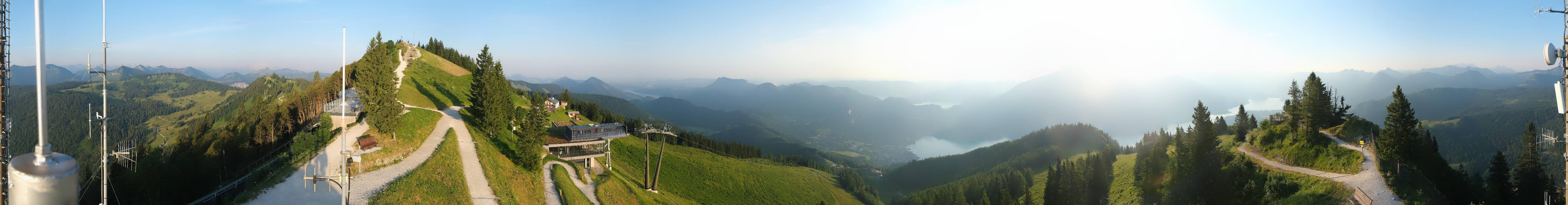 Archiv Foto Webcam Zwölferhorn im Salzkammergut