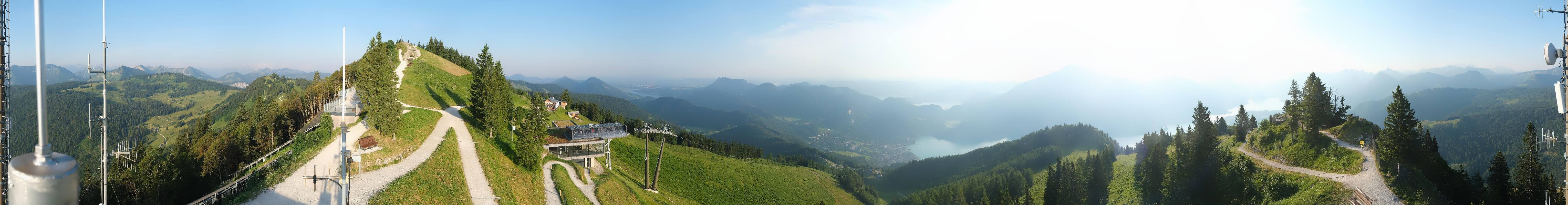 Archiv Foto Webcam Zwölferhorn im Salzkammergut