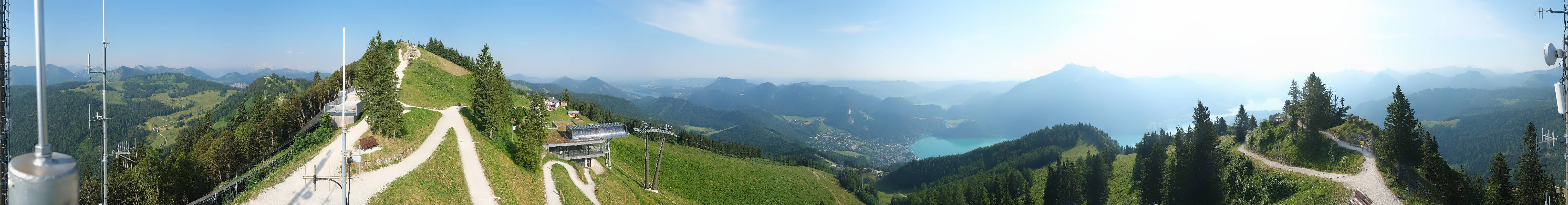 Archiv Foto Webcam Zwölferhorn im Salzkammergut