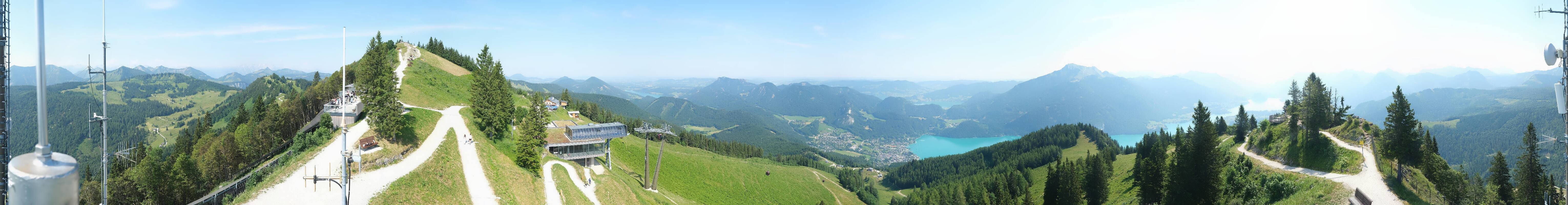 Archiv Foto Webcam Zwölferhorn im Salzkammergut