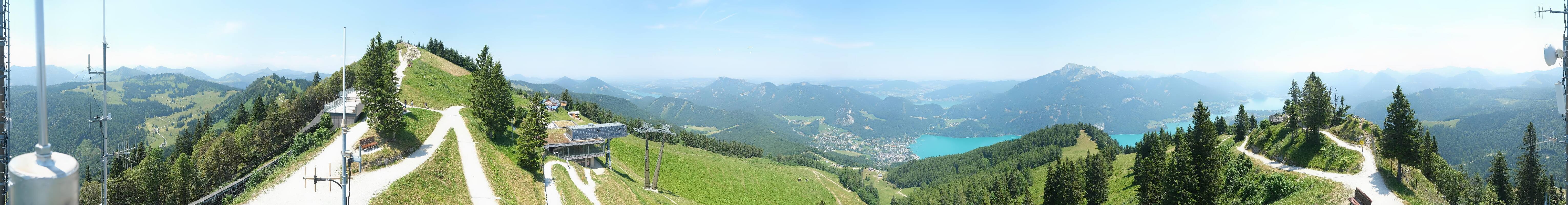Archiv Foto Webcam Zwölferhorn im Salzkammergut