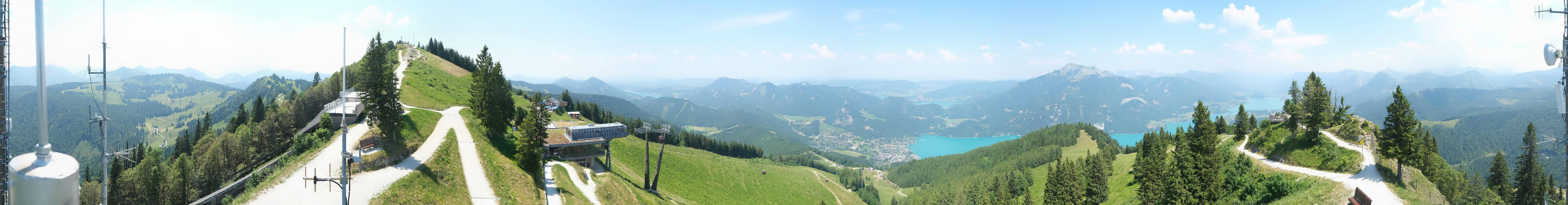Archiv Foto Webcam Zwölferhorn im Salzkammergut