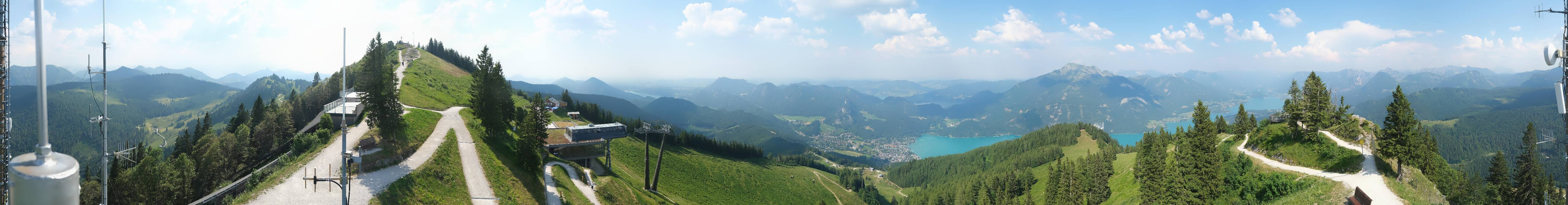 Archiv Foto Webcam Zwölferhorn im Salzkammergut