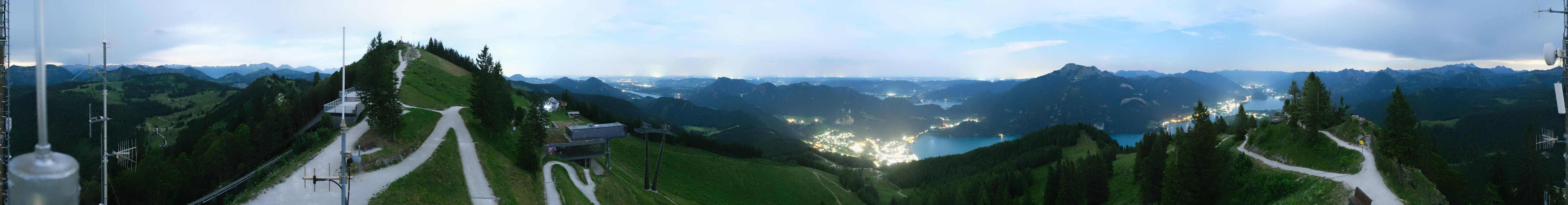 Archiv Foto Webcam Zwölferhorn im Salzkammergut