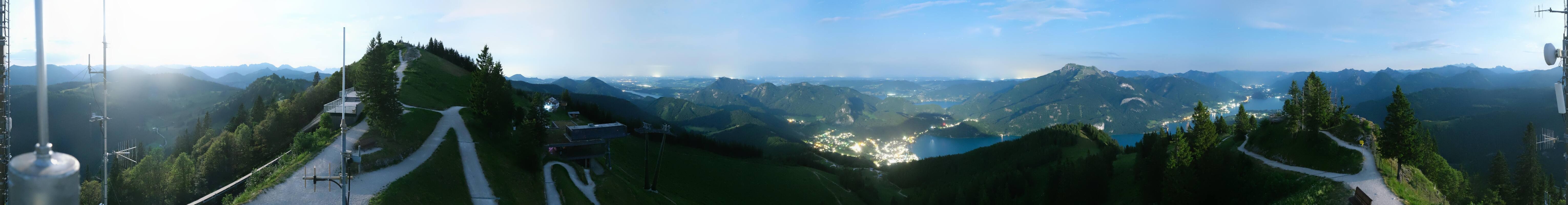 Archiv Foto Webcam Zwölferhorn im Salzkammergut