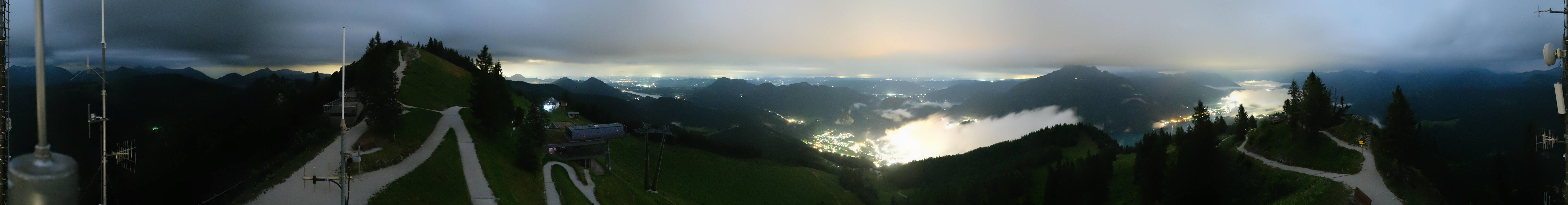 Archiv Foto Webcam Zwölferhorn im Salzkammergut