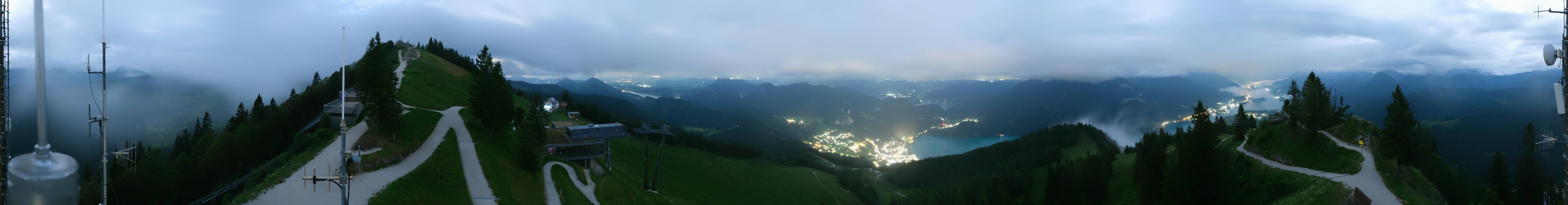 Archiv Foto Webcam Zwölferhorn im Salzkammergut