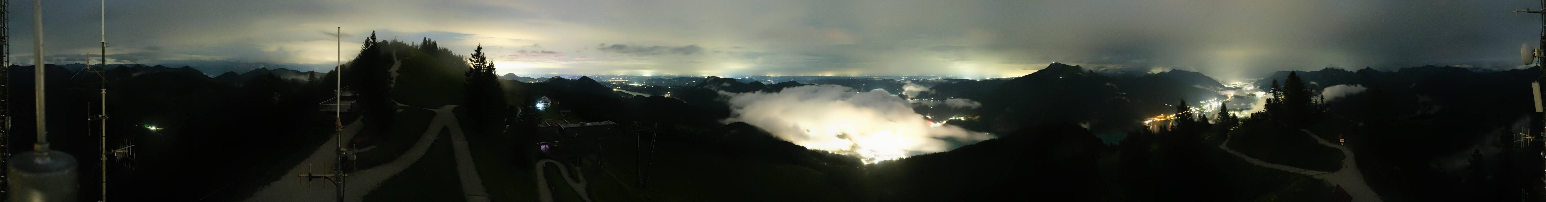 Archiv Foto Webcam Zwölferhorn im Salzkammergut