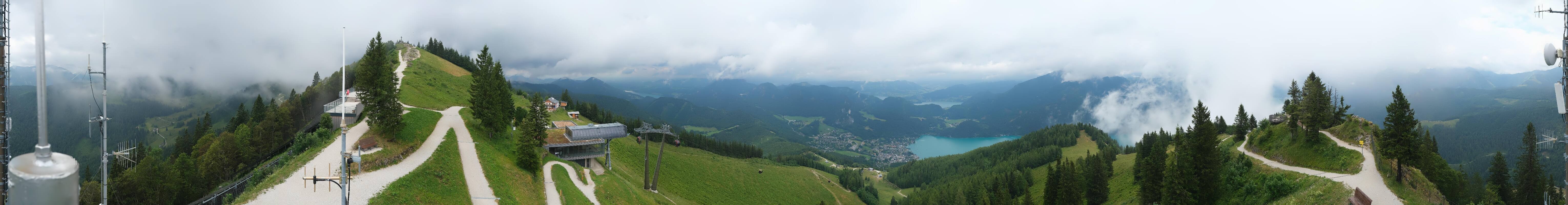 Archiv Foto Webcam Zwölferhorn im Salzkammergut