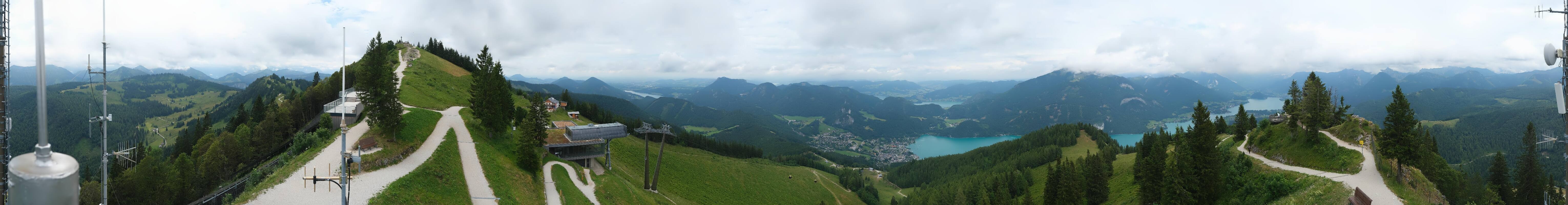 Archiv Foto Webcam Zwölferhorn im Salzkammergut