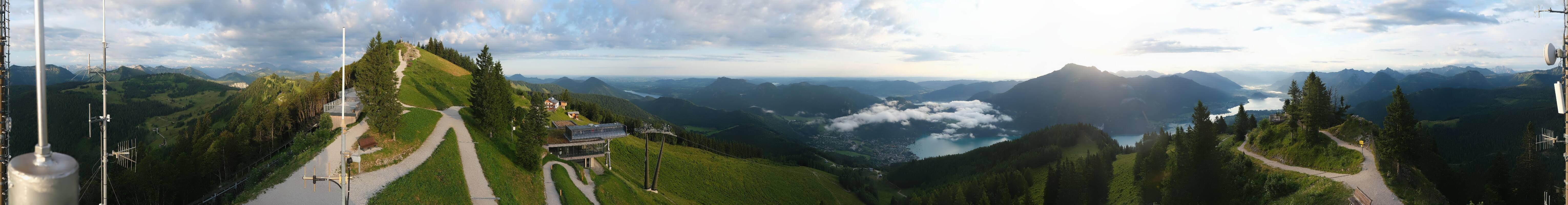 Archiv Foto Webcam Zwölferhorn im Salzkammergut