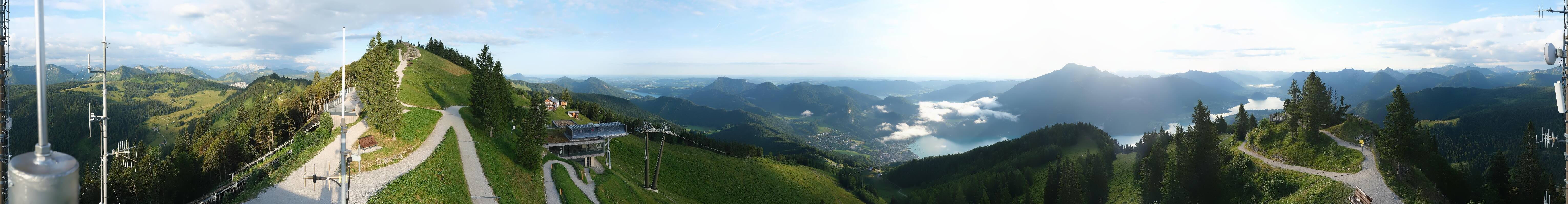 Archiv Foto Webcam Zwölferhorn im Salzkammergut