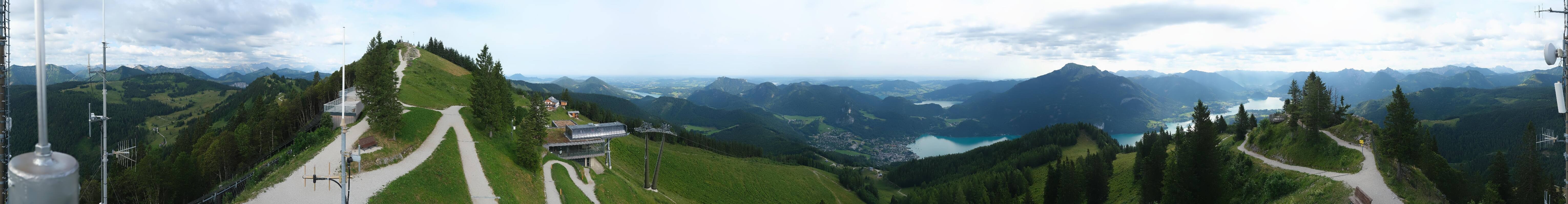 Archiv Foto Webcam Zwölferhorn im Salzkammergut