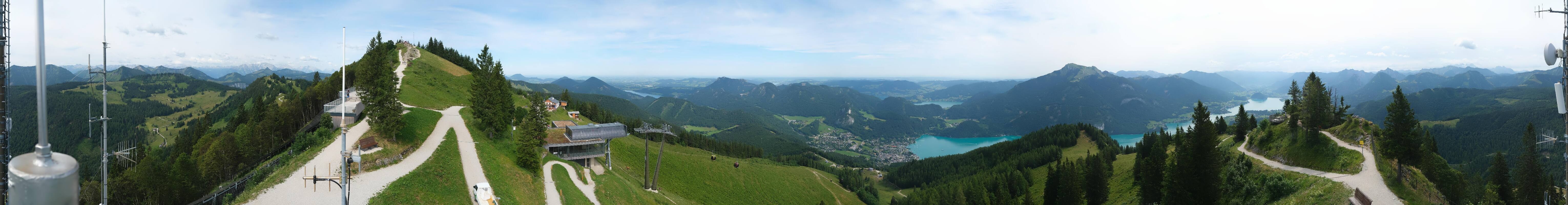 Archiv Foto Webcam Zwölferhorn im Salzkammergut