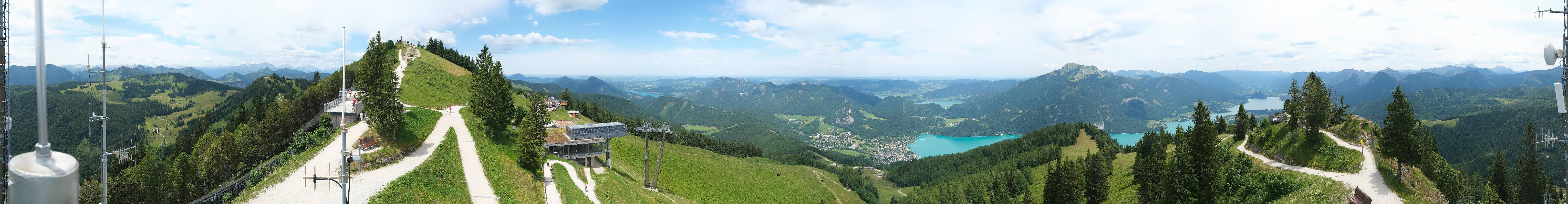 Archiv Foto Webcam Zwölferhorn im Salzkammergut