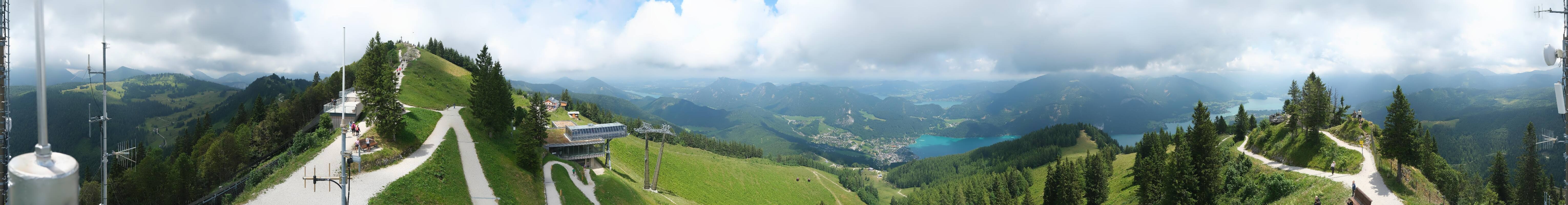 Archiv Foto Webcam Zwölferhorn im Salzkammergut