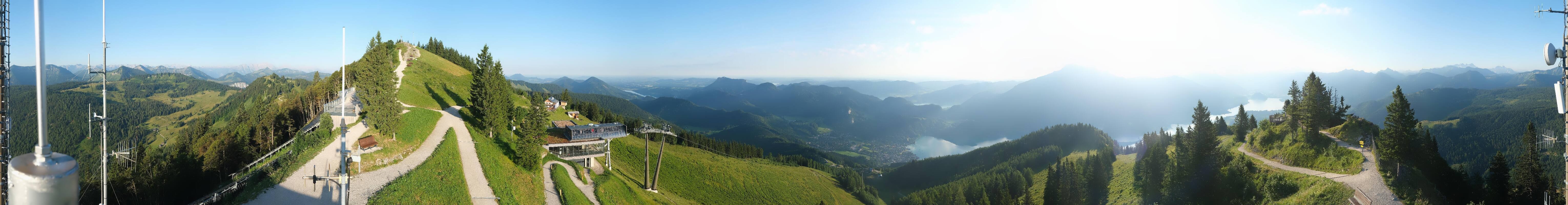 Archiv Foto Webcam Zwölferhorn im Salzkammergut