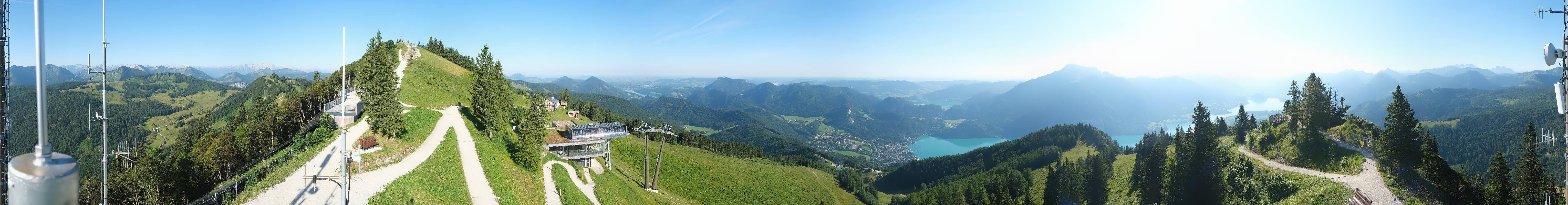 Archiv Foto Webcam Zwölferhorn im Salzkammergut