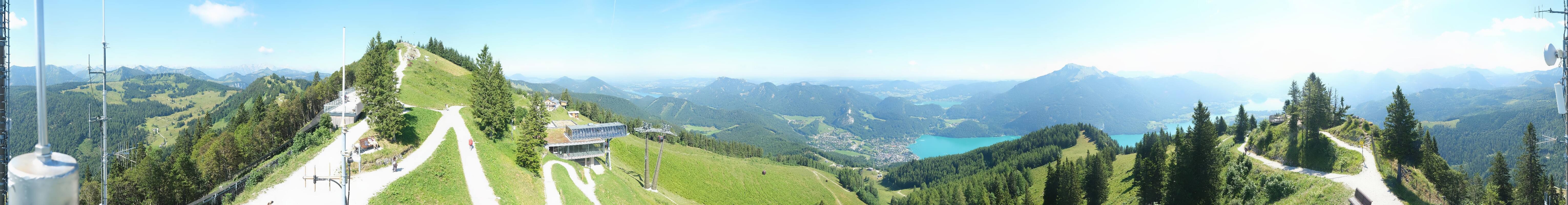 Archiv Foto Webcam Zwölferhorn im Salzkammergut