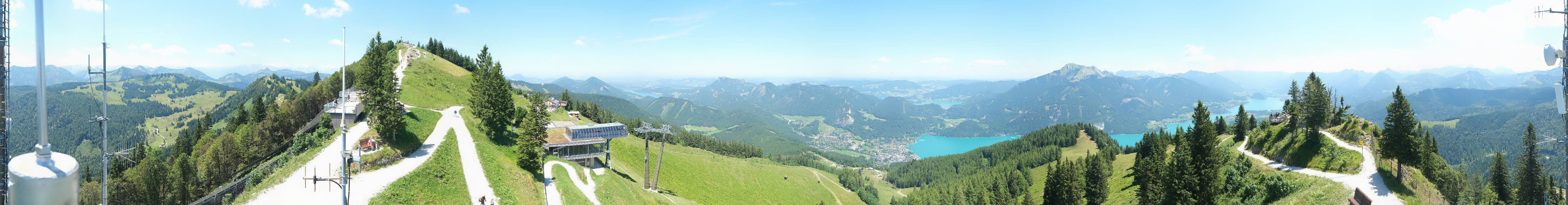 Archiv Foto Webcam Zwölferhorn im Salzkammergut