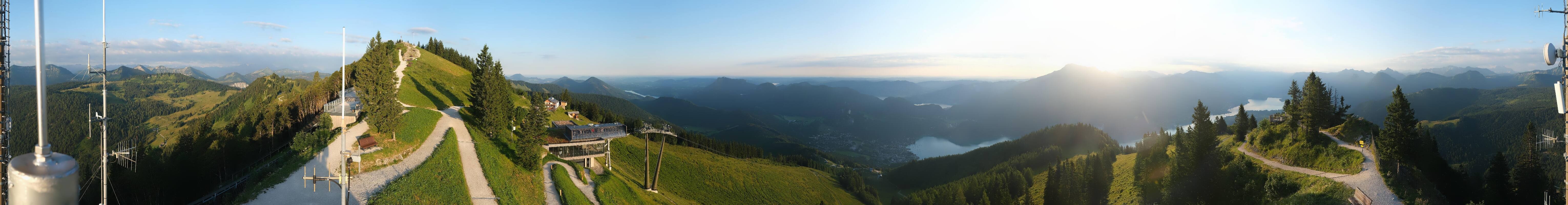 Archiv Foto Webcam Zwölferhorn im Salzkammergut