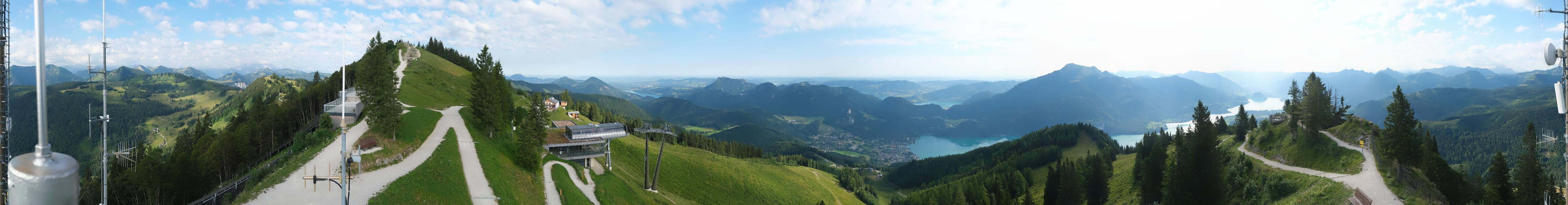 Archiv Foto Webcam Zwölferhorn im Salzkammergut