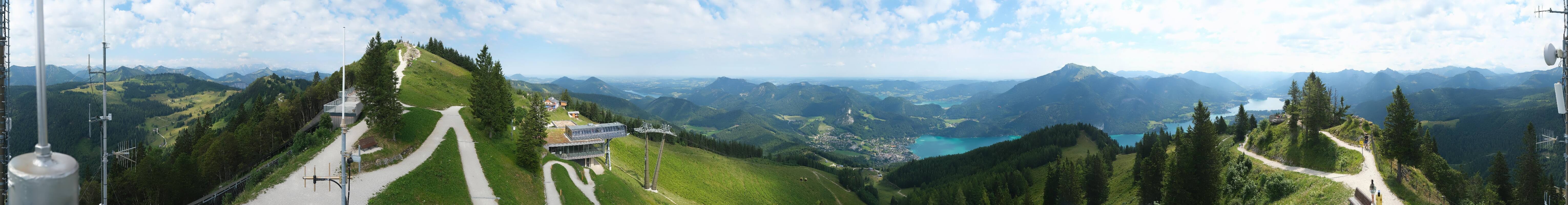 Archiv Foto Webcam Zwölferhorn im Salzkammergut
